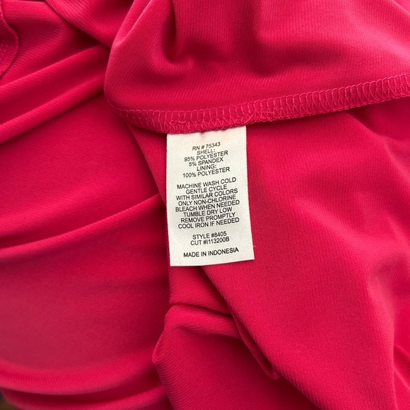 Valerie Bertinelli Pink Dolman Sleeve Sheath Dress Size 10 - Picture 10 of 10